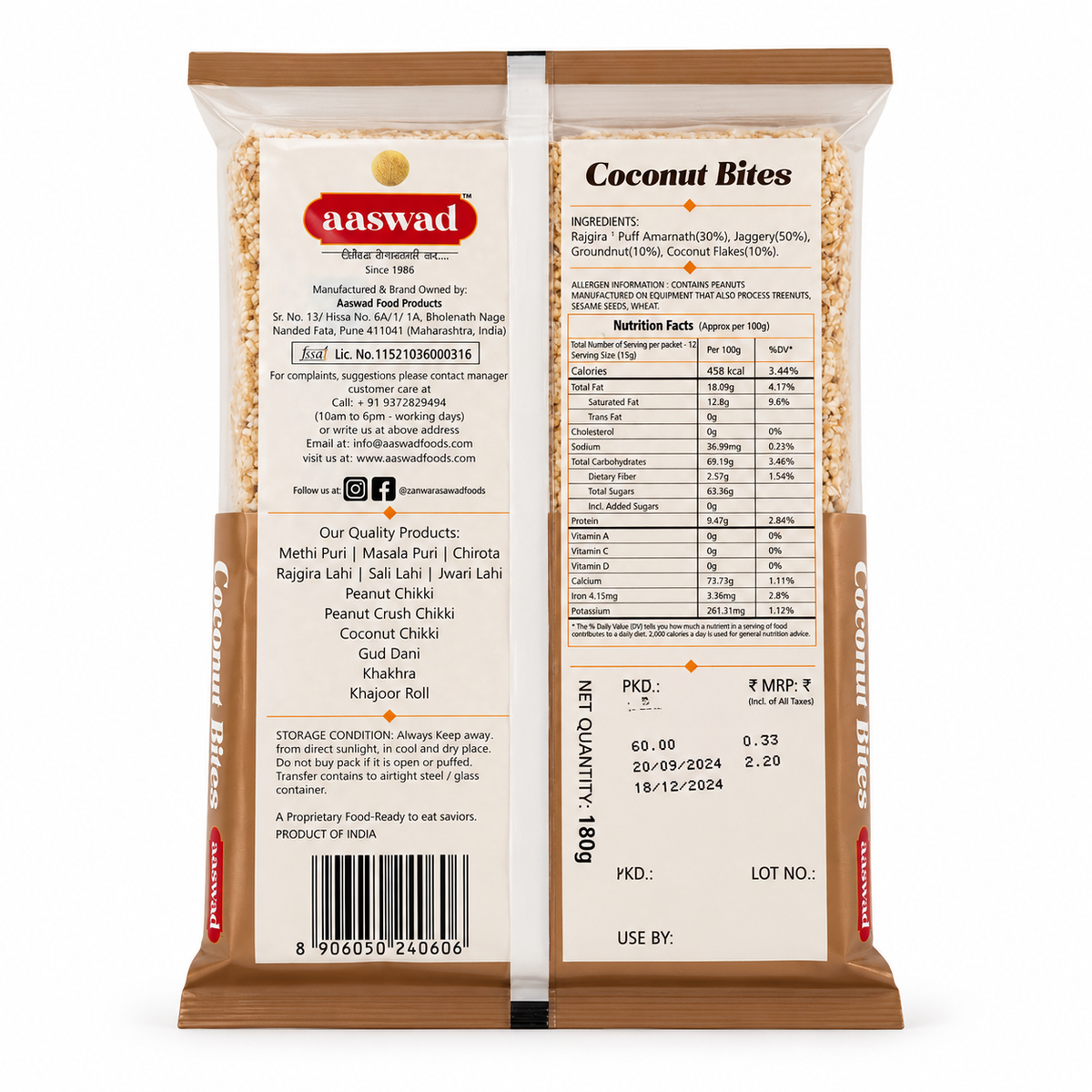 Coconut Bites (180 gm)